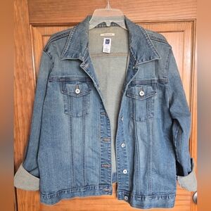 NWOT GAP Light Blue Denim Jacket XXL